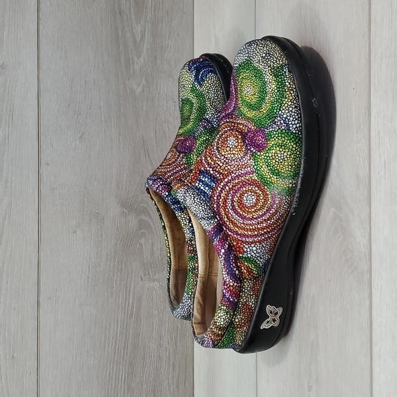 Alegria Women Raimbow SpiralKAY-387 Multicolor Clogs Mary Jane shoes sz 37/7-7.5 - Picture 2 of 13